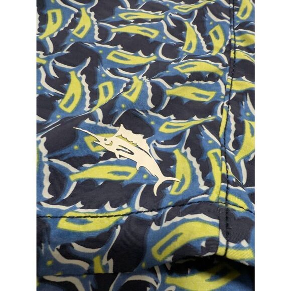 Tommy Bahama Naples Moorea Marlins Swim Suit Ocean Deep Men's 2XL - Picture 3 of 5